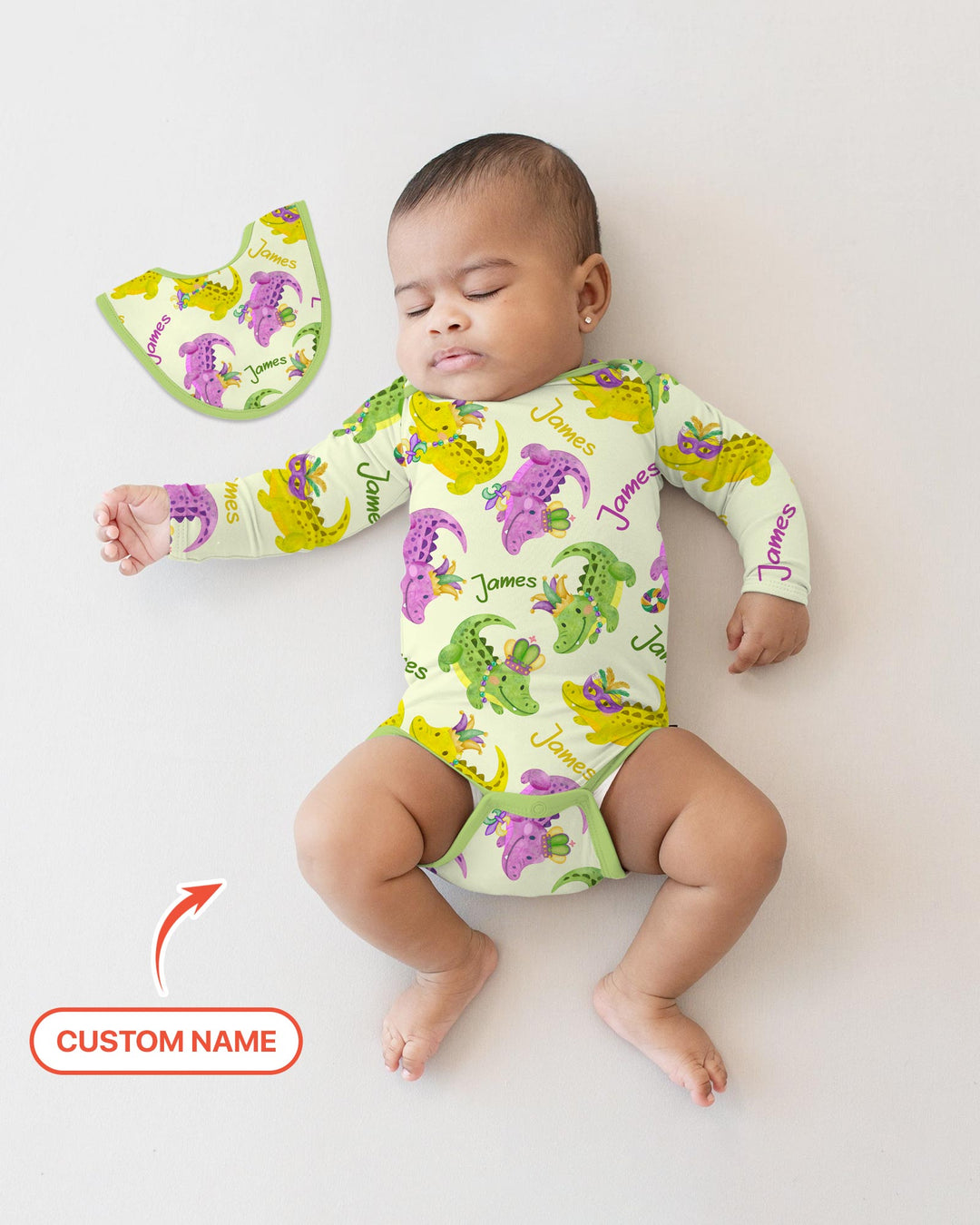 Gerippte Babykleidung mit individuellem Foto - Weich &amp; Skizzenhaft