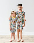 Doodle America 250th Anniversary Family Bamboo Two Piece Short Sleeve Shorts Pajama Set