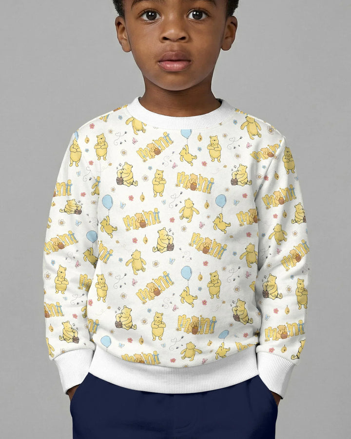 Mama & Mini Honey Bear Bamboo Crewneck Sweatshirt