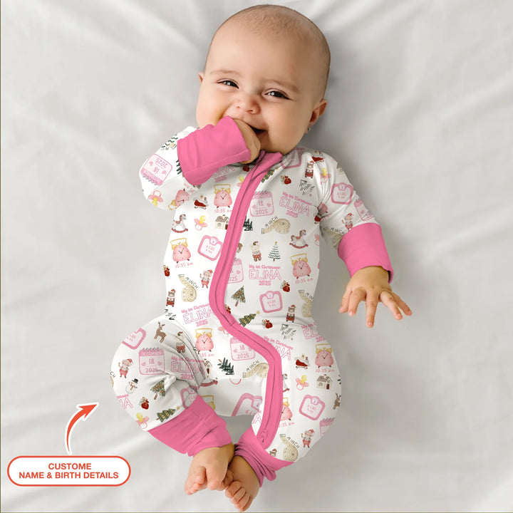 Personalized Baby's First Christmas Convertible Zippy