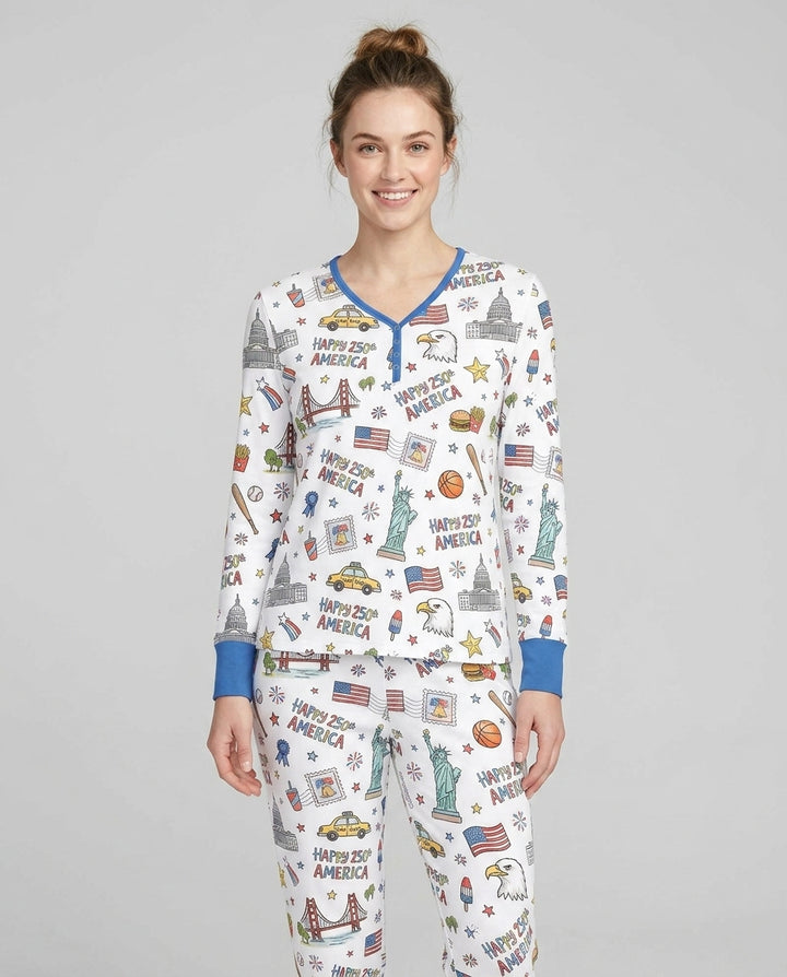 America 250 Celebration Bamboo Women Pajama Set