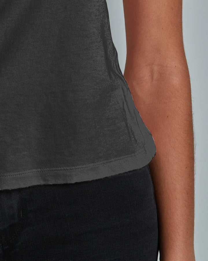 Solid Color Bamboo Women T-Shirt