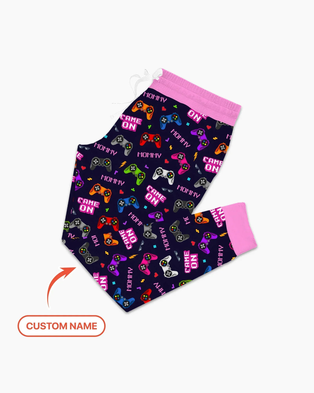 Custom Name Game On Family Matching Bamboo Women Pajama Set