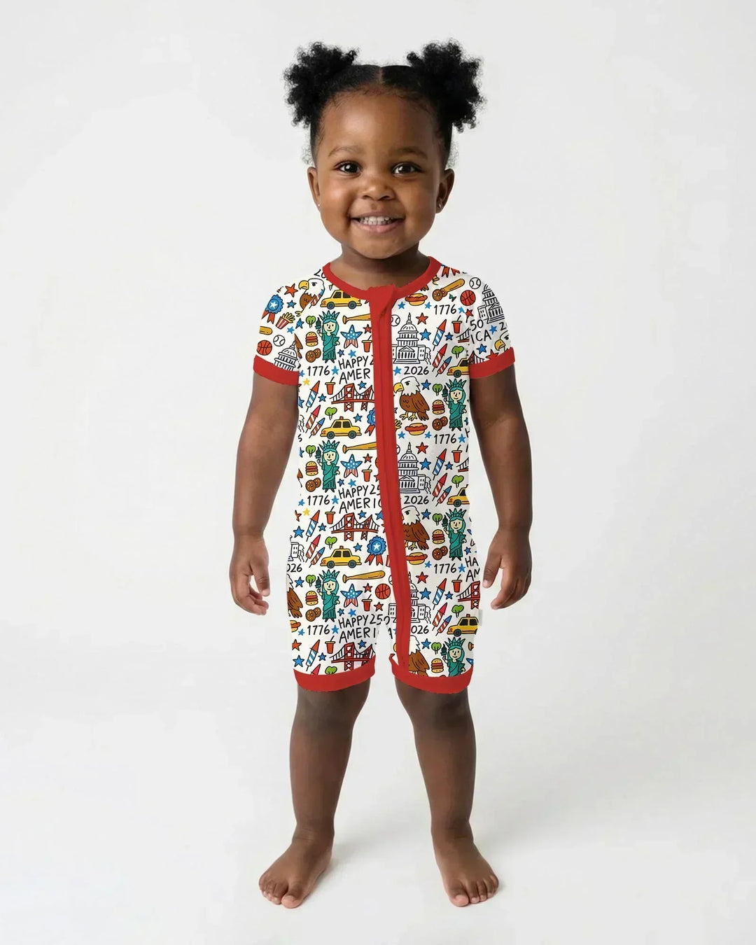 Doodle America 250th Anniversary Family Shorty Zippy