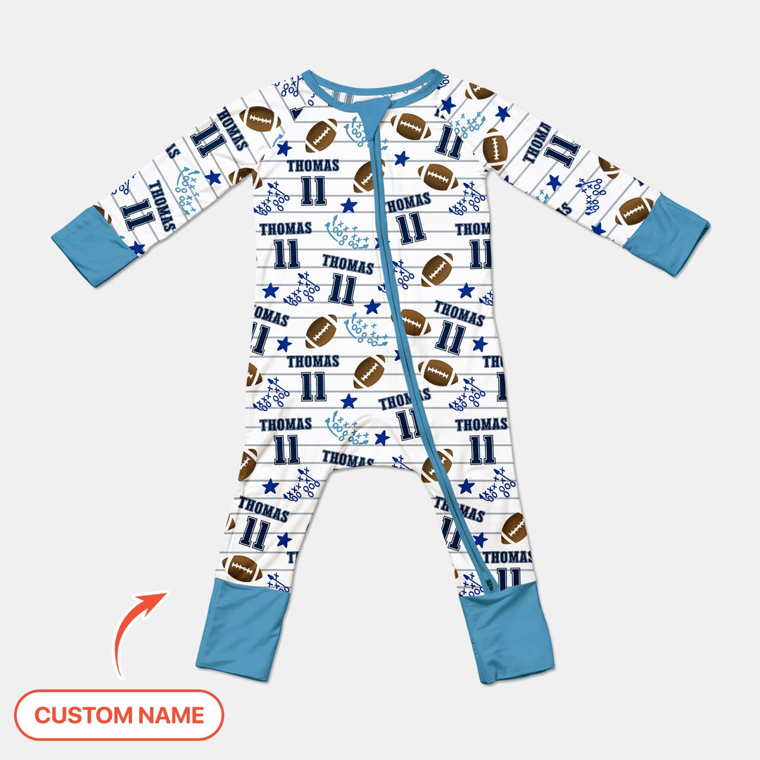 Custom Name Football Time Convertible Zippy