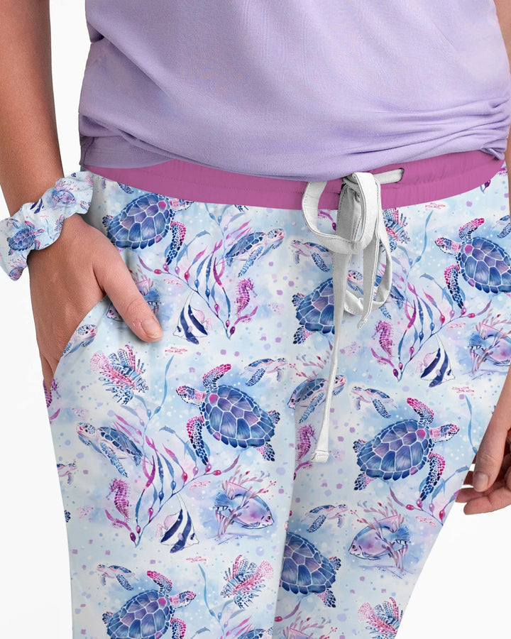 Little Turtles Family Matching Bamboo Women Pajama Set