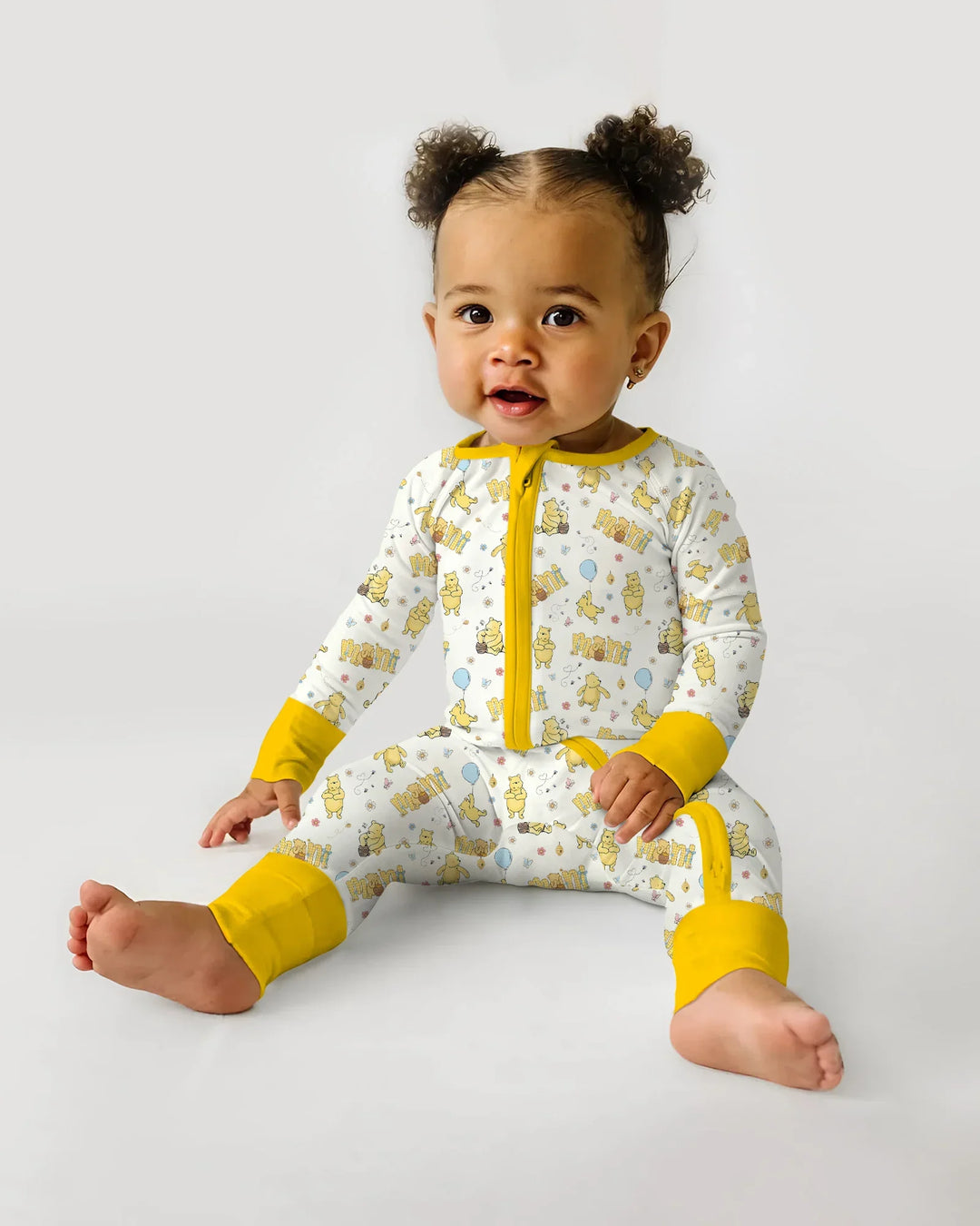 Mama & Mini Honey Bear Bamboo Convertible Zippy