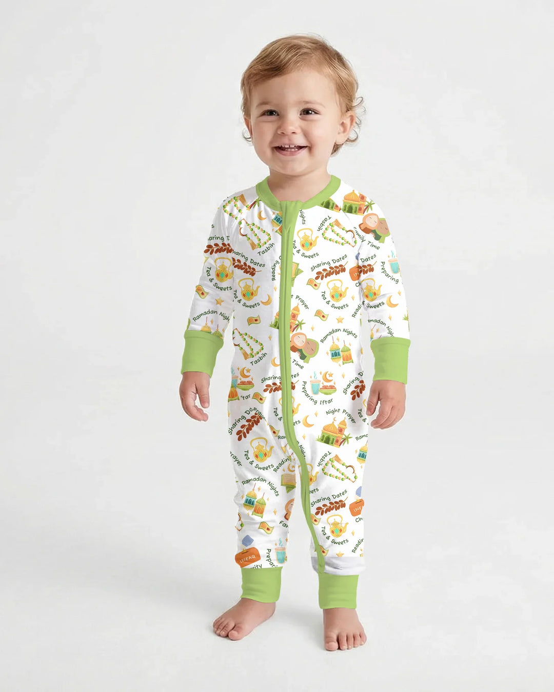 Ramadan Mubarak Matching Family Convertible Zippy