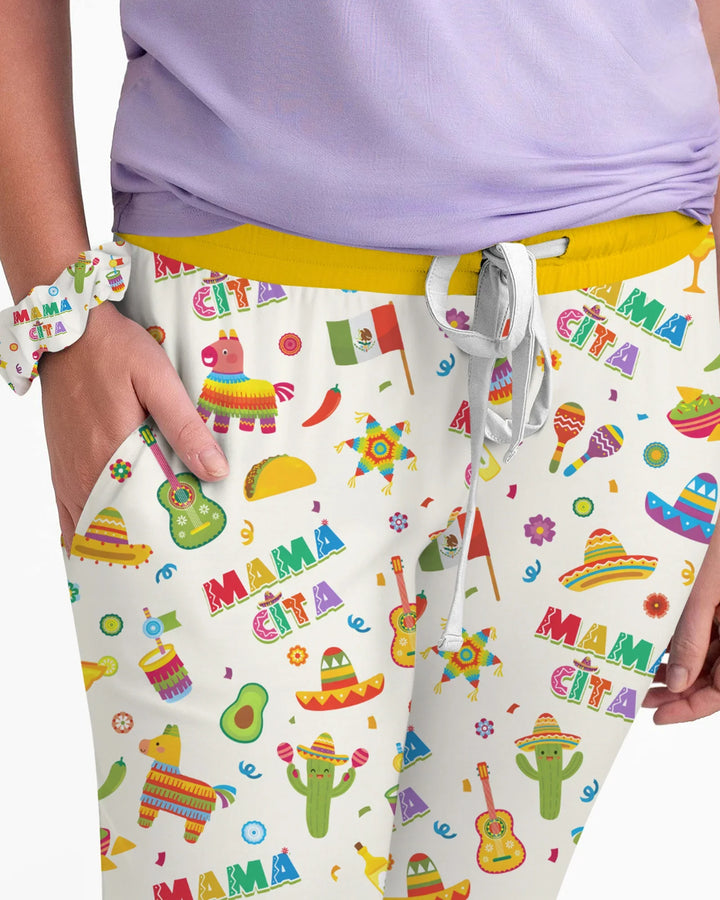 Conjunto de pijama de bambú para mujer a juego con la familia del Cinco de Mayo