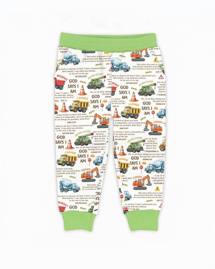 Bible Verse Construction Trucks  Jogger