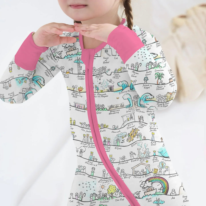 Bible Story Journey Family Matching Convertible Zippy