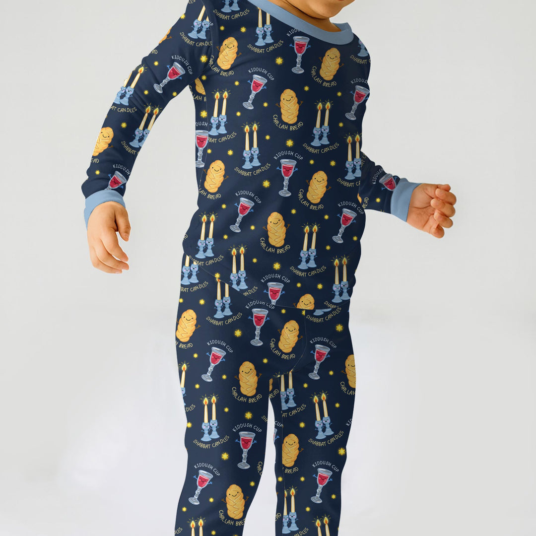 Shabbat Eve Two Piece Long Sleeve Pajama Set