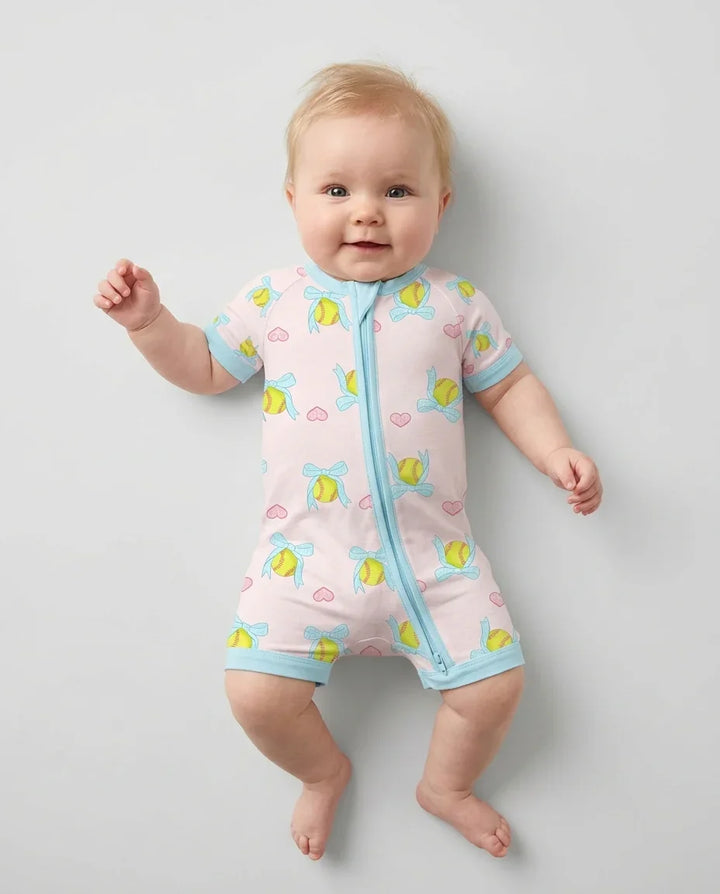 Softbal Coquette Bow Shorty Zippy