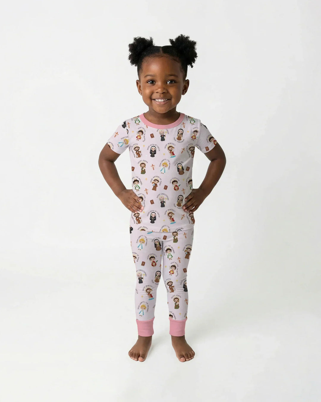 Saints in the Clouds Two Piece Short Sleeve Pajama Set