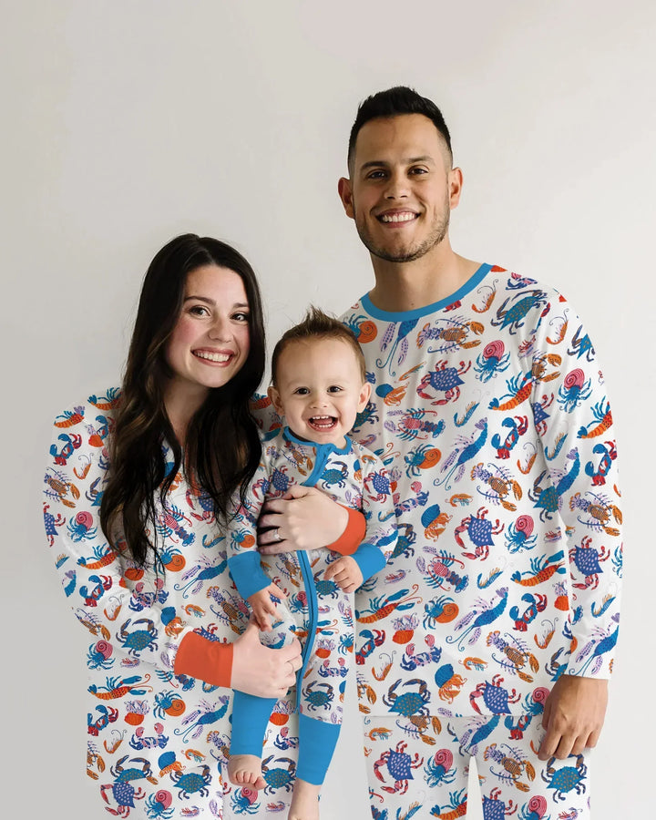 Crustacean Nation Family Matching Bamboo Women Pajama Set