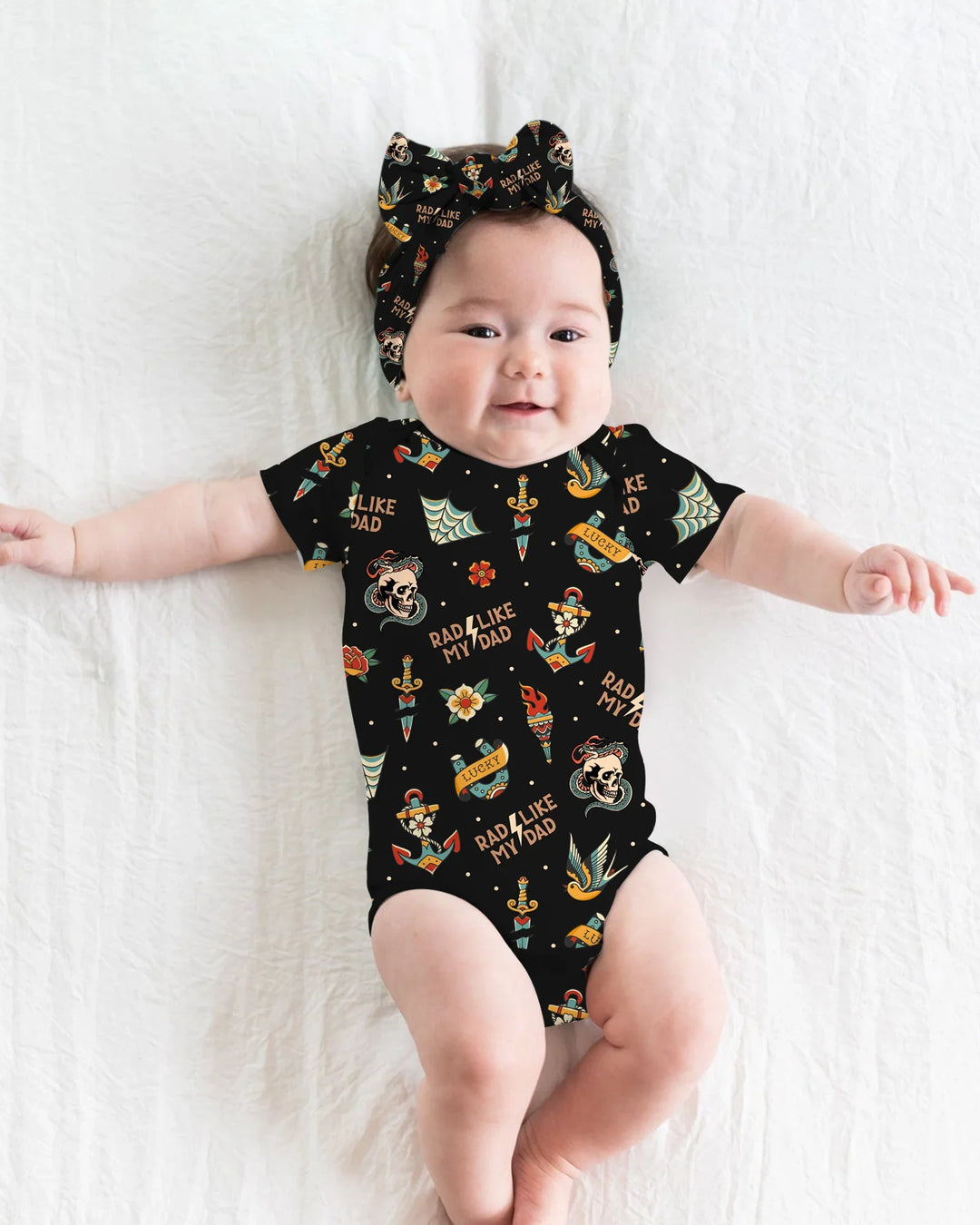 Rad Dad Society Daddy & Me Matching Bamboo Bodysuit