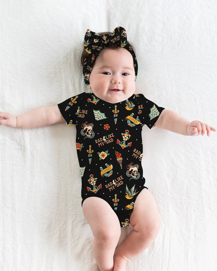 Rad Dad Society Daddy & Me Matching Bamboo Bodysuit