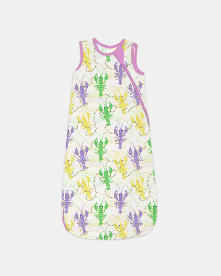 Mardi Gras Crawfish Family Matching Bamboo Sleep Bag
