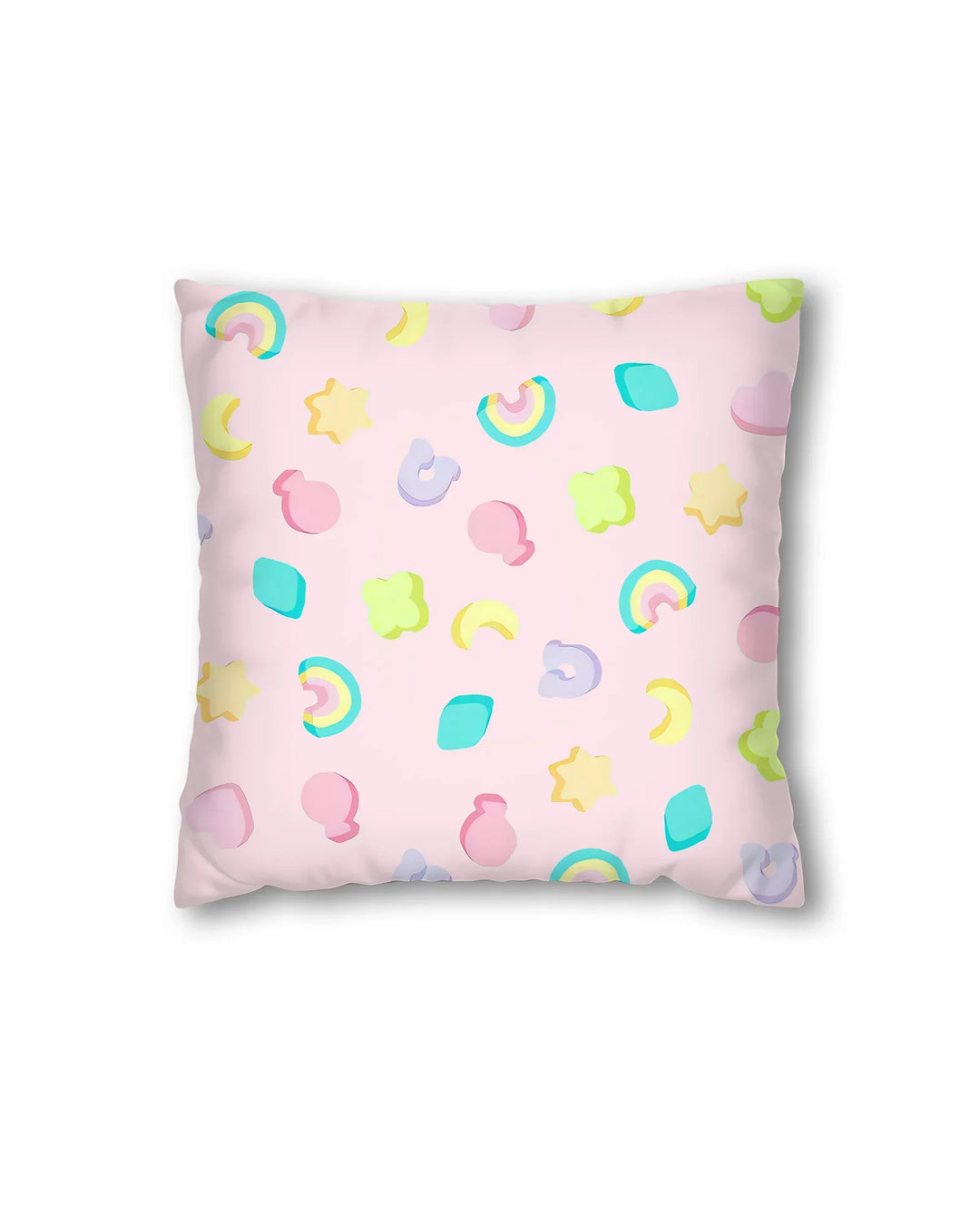 Pastel Lucky Charms Scatter Pillow Case