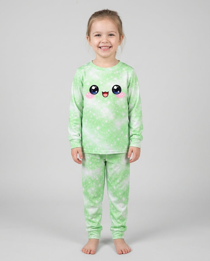 Cute Dumplings Emoji Gift For Squishy Hunter Bamboo Two Piece Long Sleeve Pajama Set