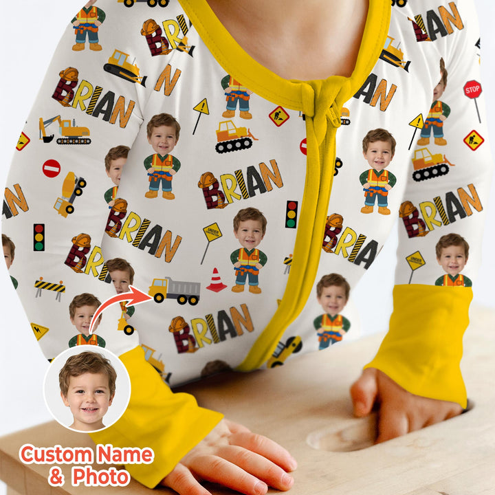 Custom Photo Doodle Little Builder Convertible Zippy