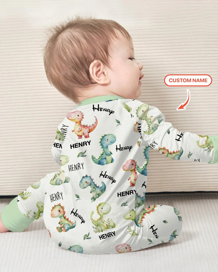 Dinosaur Custom Name Convertible Zippy