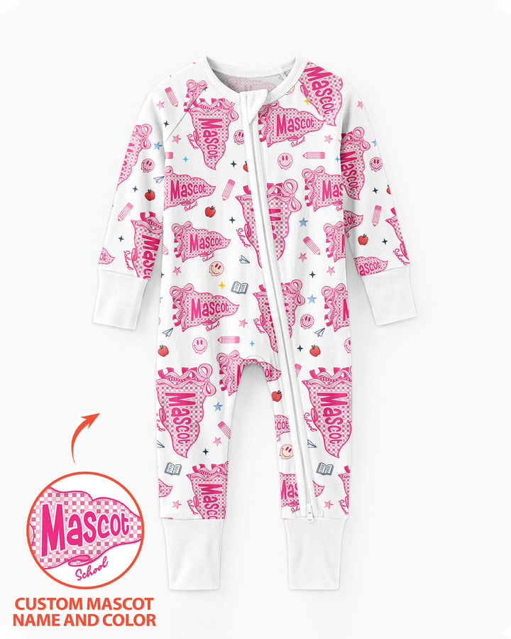 Custom Mascot School Name Bamboo Convertible Zippy