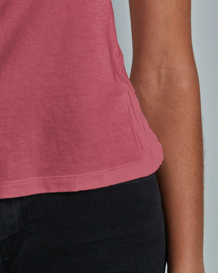 Solid Color Bamboo Women T-Shirt