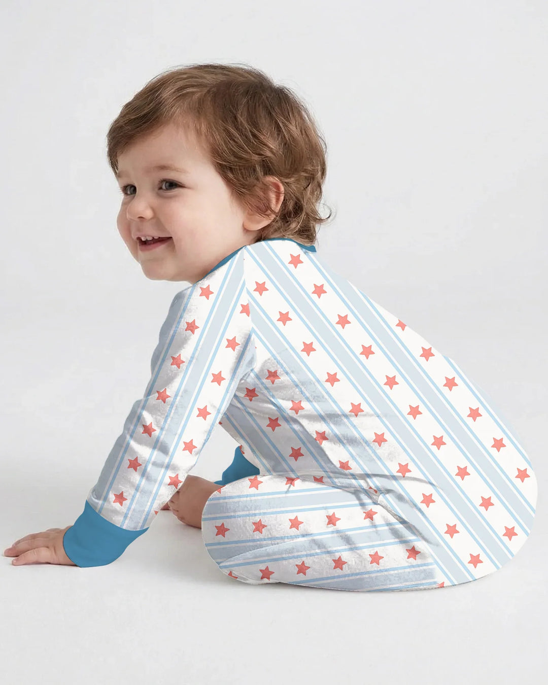 Gerippte Babykleidung mit individuellem Foto - Weich &amp; Skizzenhaft