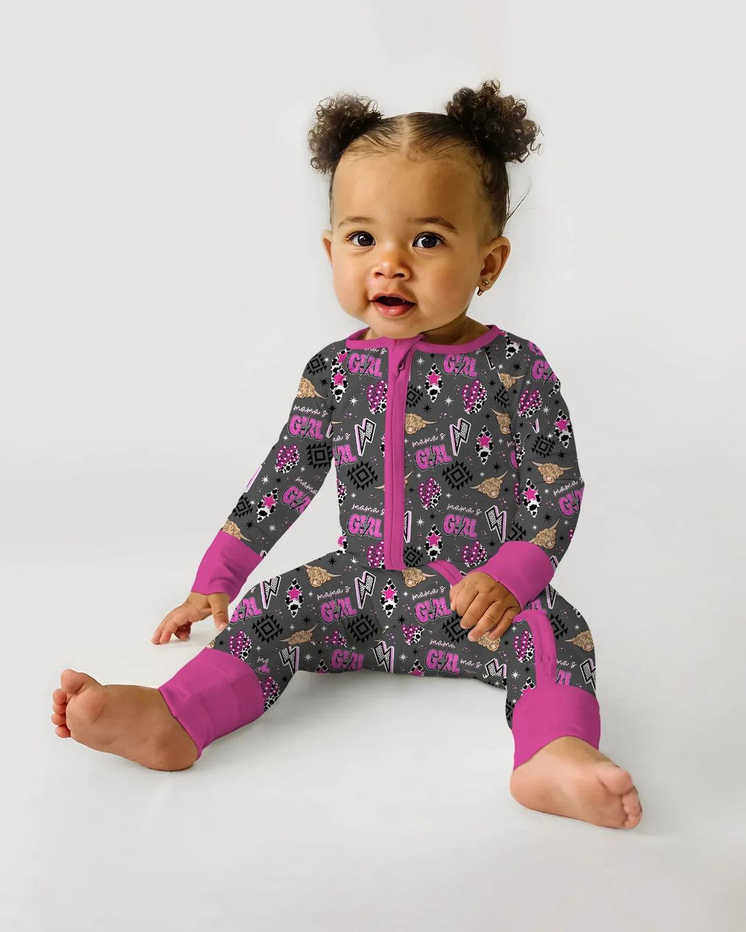 Western Mama & Me Matching  Bamboo Convertible Zippy