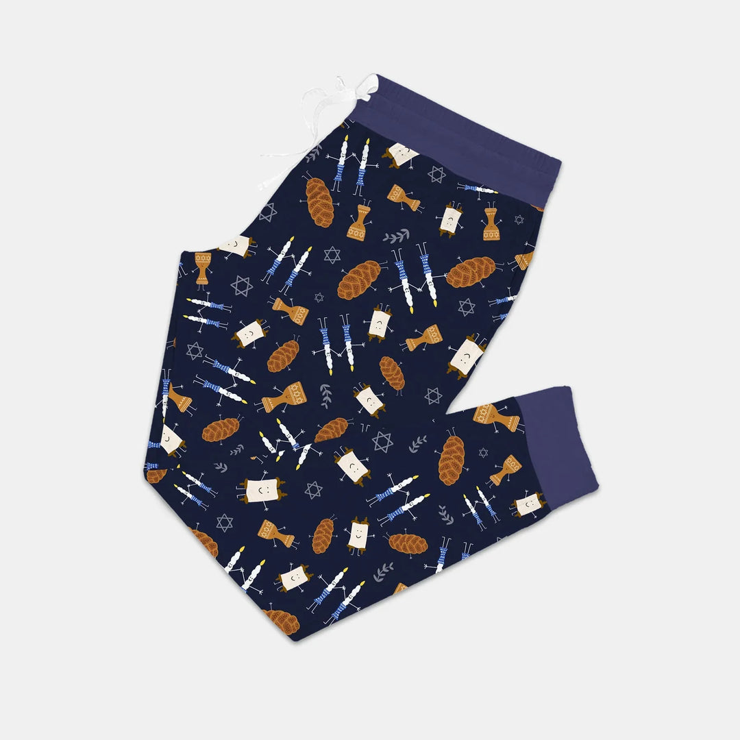 Shabbat Shalom Family Matching Custom Women Pajama Set