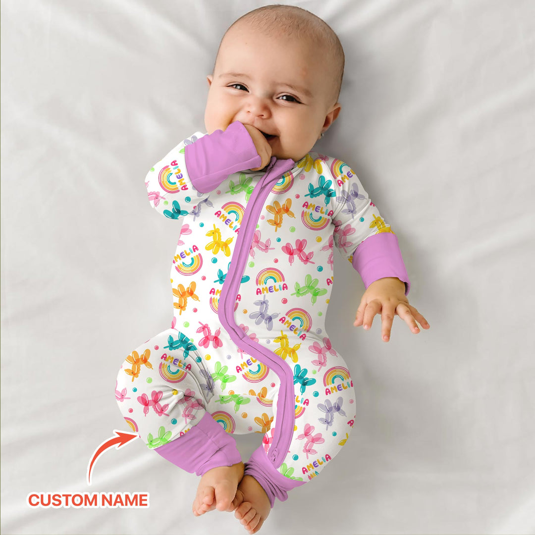 Sweet Balloon Dreams Custom Name Convertible Zippy