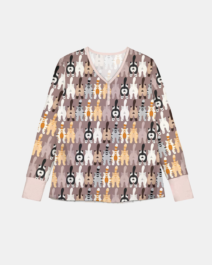 Cheeky Tails Women Pajama Set