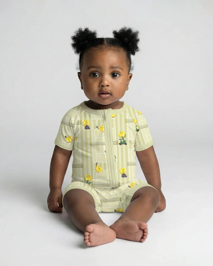 Tennis Bamboo Shorty Zippy