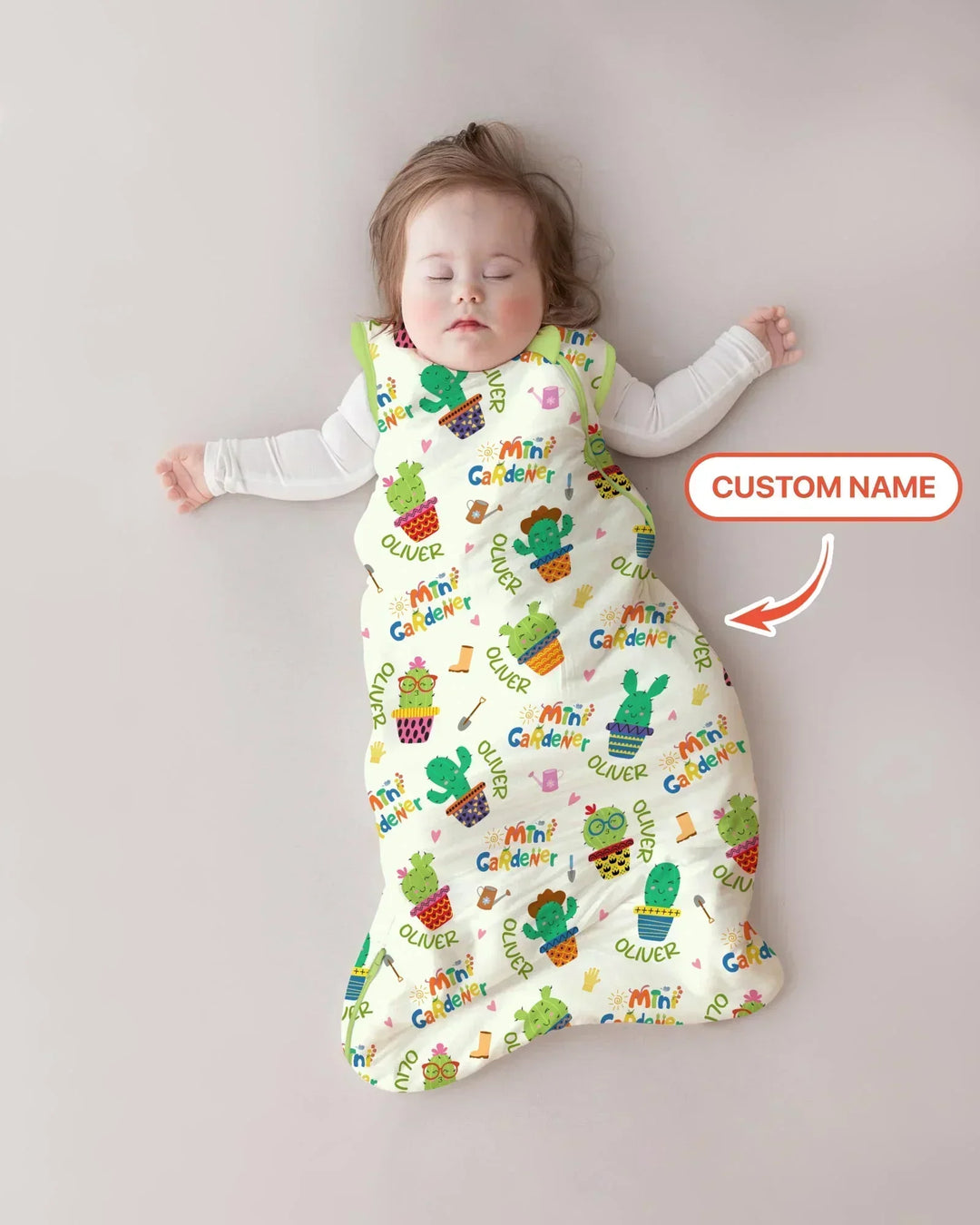 Custom Name Mini Gardener Bamboo Sleep Bag