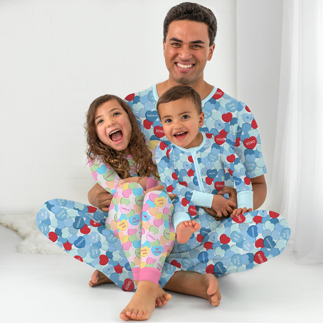 Valentine Candy Crush Family Matching Women Pajama Set