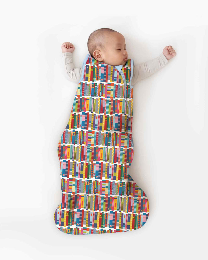 Rainbow Bookshelf Bamboo Sleep Bag