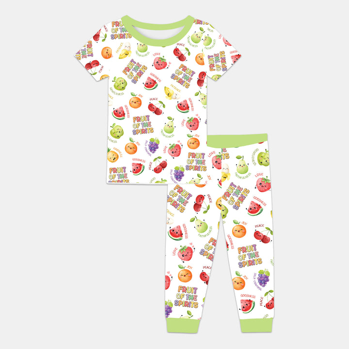 Fruit of the Spirit Two Piece Short Sleeve Pajama Set