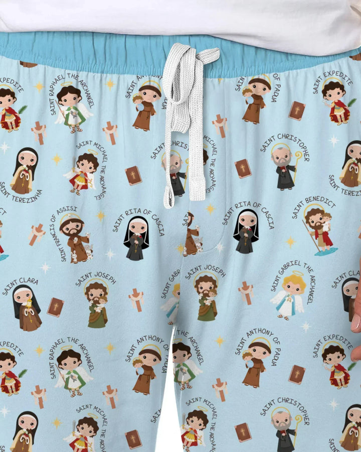 Saints in the Clouds Men's Pajama Set