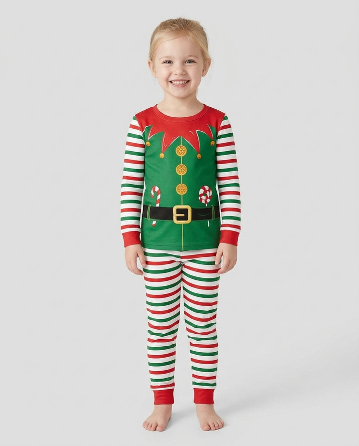 Cutest Little Elf Bamboo Two Piece Long Sleeve Pajama Set
