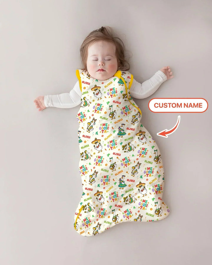 Custom name Me Goose-ta Bamboo Sleep Bag
