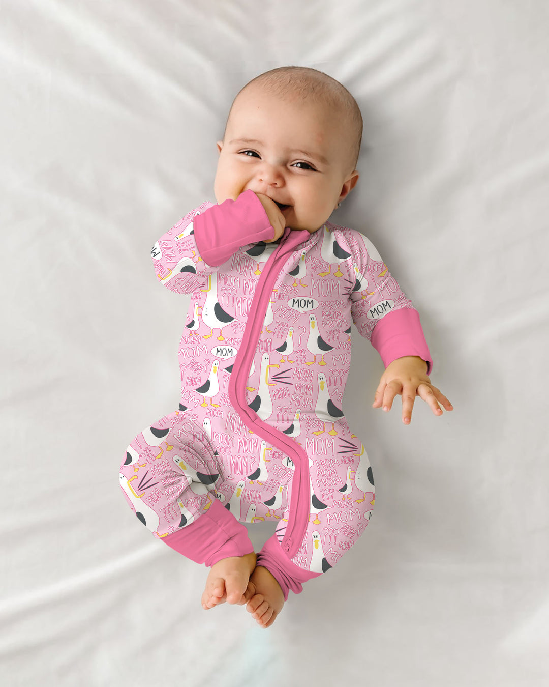 Funny Seagull MOM Convertible Zippy