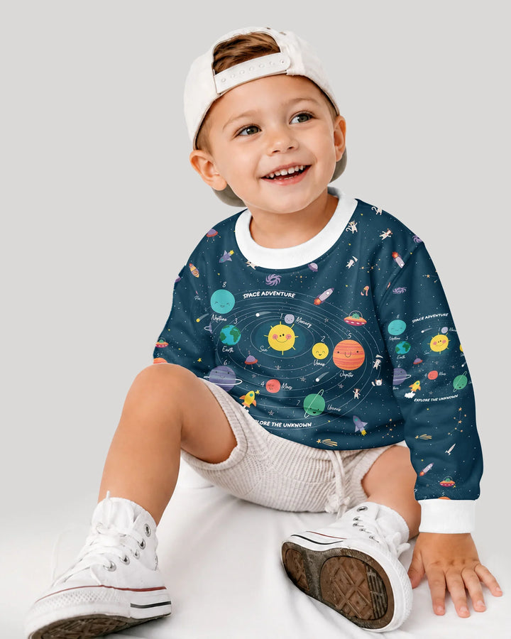 Solar System Explorers Bamboo Crewneck Sweatshirt