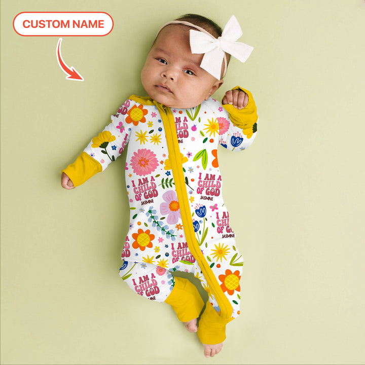 I Am A Child Of God Custom Name Girl Convertible Zippy