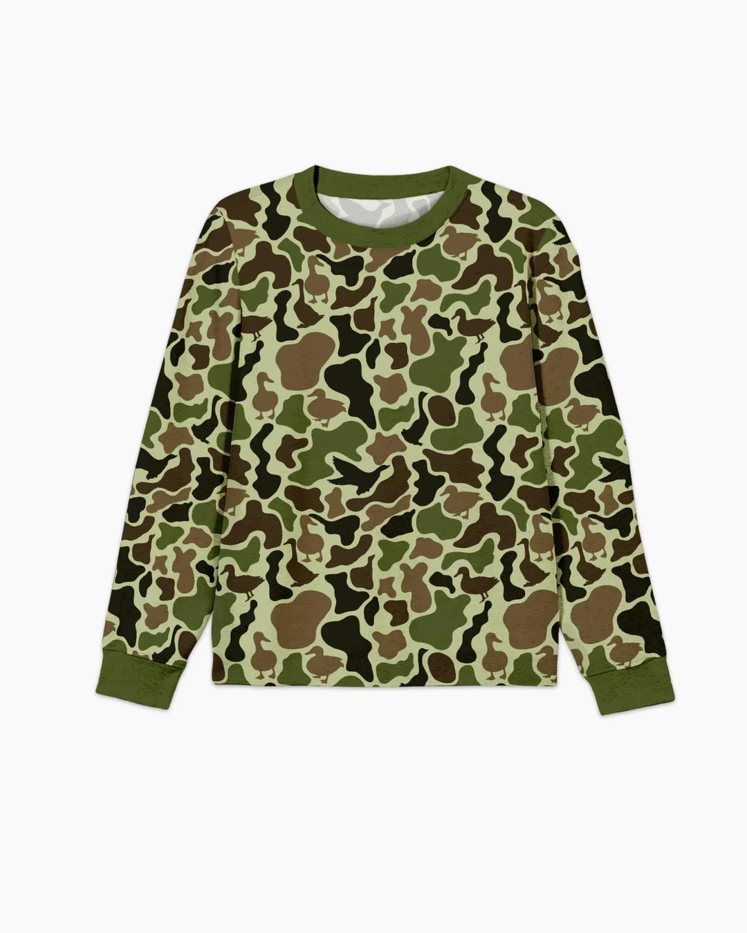 Mallard Duck Hunting Camouflage Men's Pajama Set
