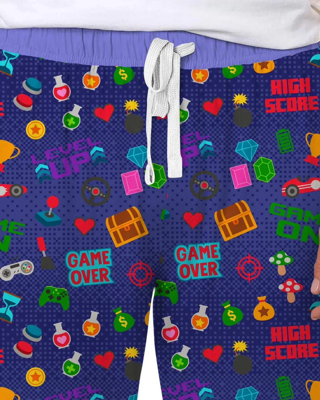Gamer Mode On Family Matching Bamboo Men's Pajama Set