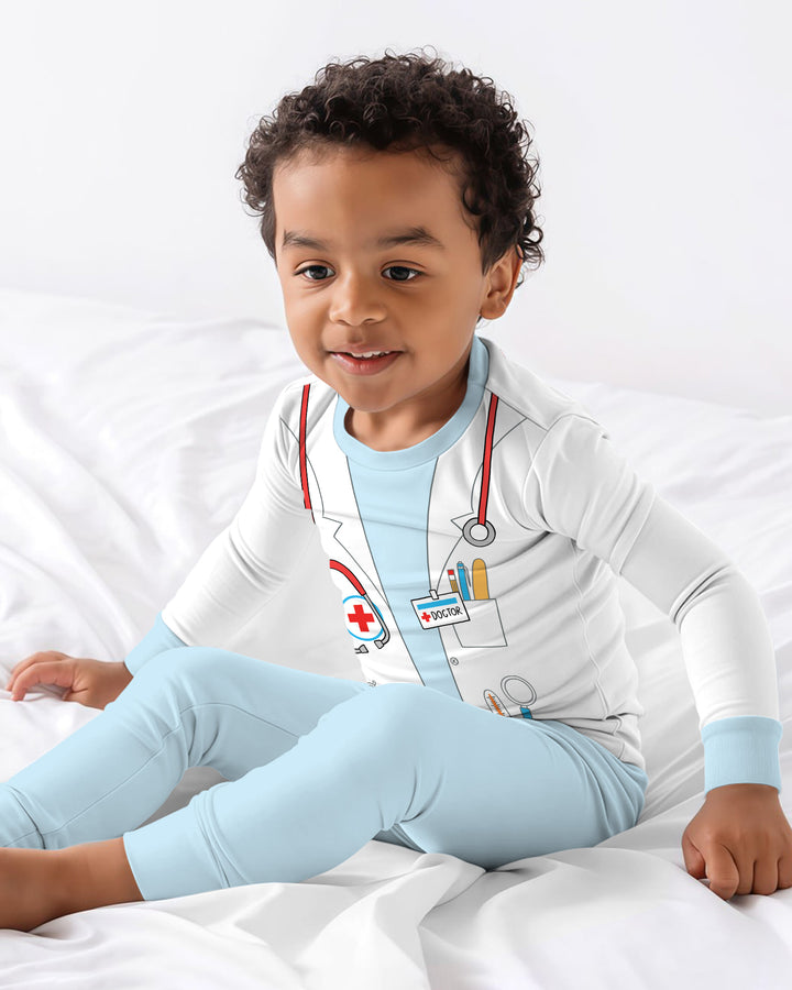 Future Doctor Bamboo Two Piece Long Sleeve Pajama Set