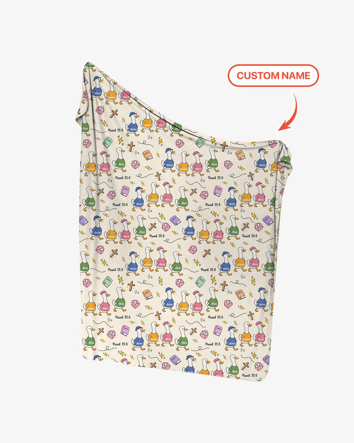 Psalm 23:6 Matching Family swaddle blanket