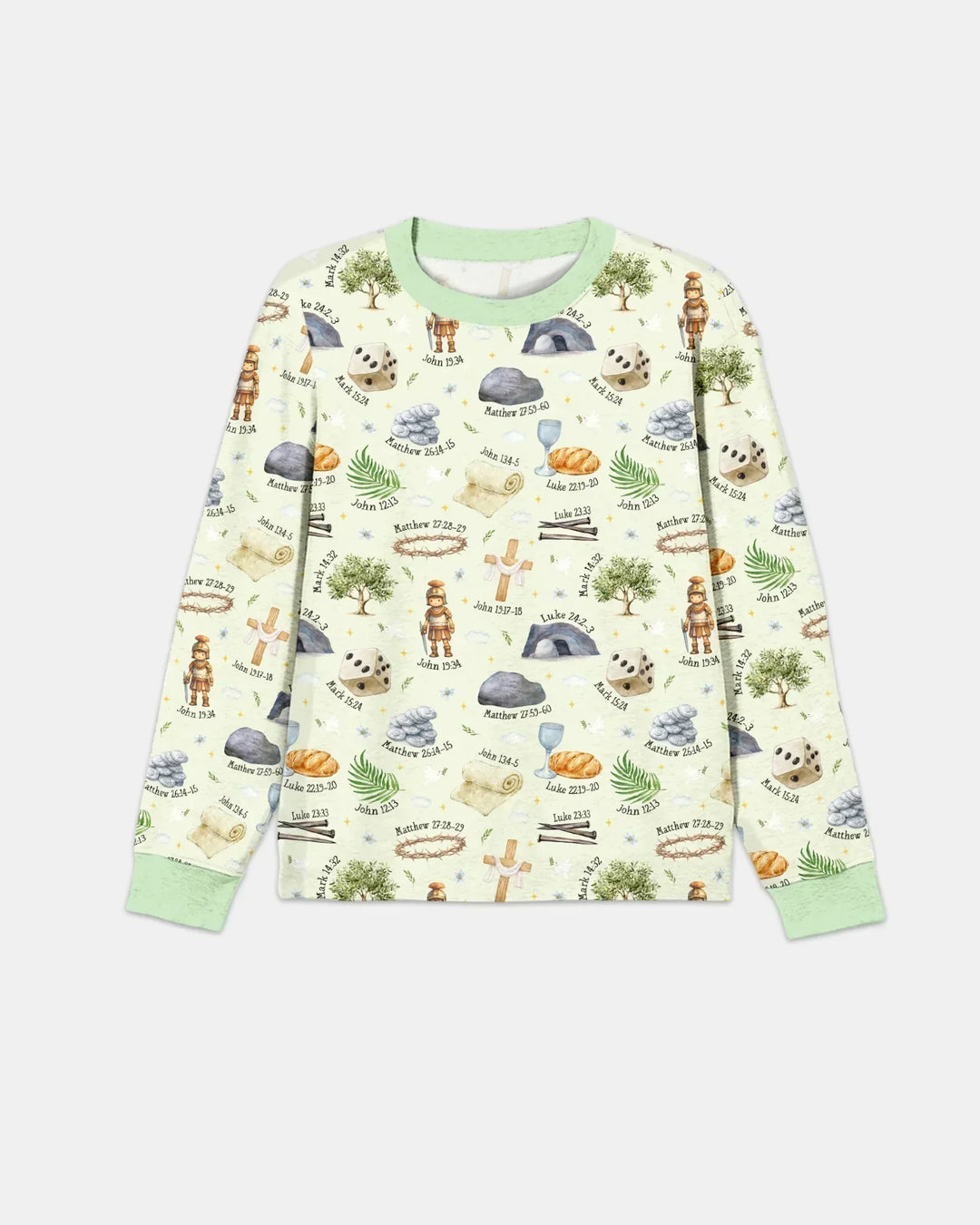 He Is Risen Family Matching Men's Pajama Set