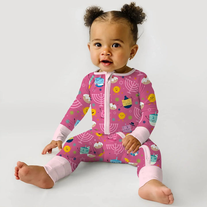 Hanukkah Little Dreidel Family Convertible Zippy